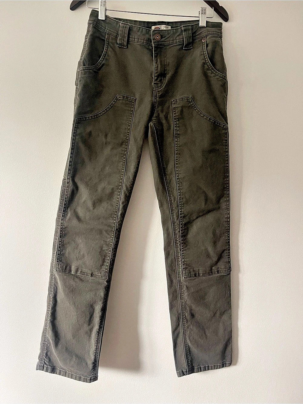 Dickies Women's Stretch Duck Double-Front Carpenter Pants Size 2